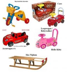 Slee, Accuwagen, Kinderfietsje, Loopwagens