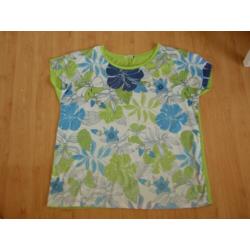 Gebloemd Shirt maat 50