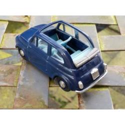 Fiat 500 1/43 VITESSE l-blauw interieur