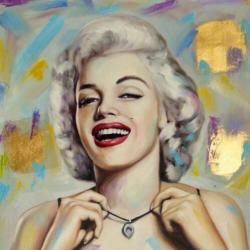 " Marilyn Monroe " Prachtig Oilschilderij van Eran Di Capri