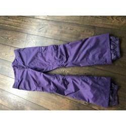 Paarse ski broek/ snowboard broek van Burton