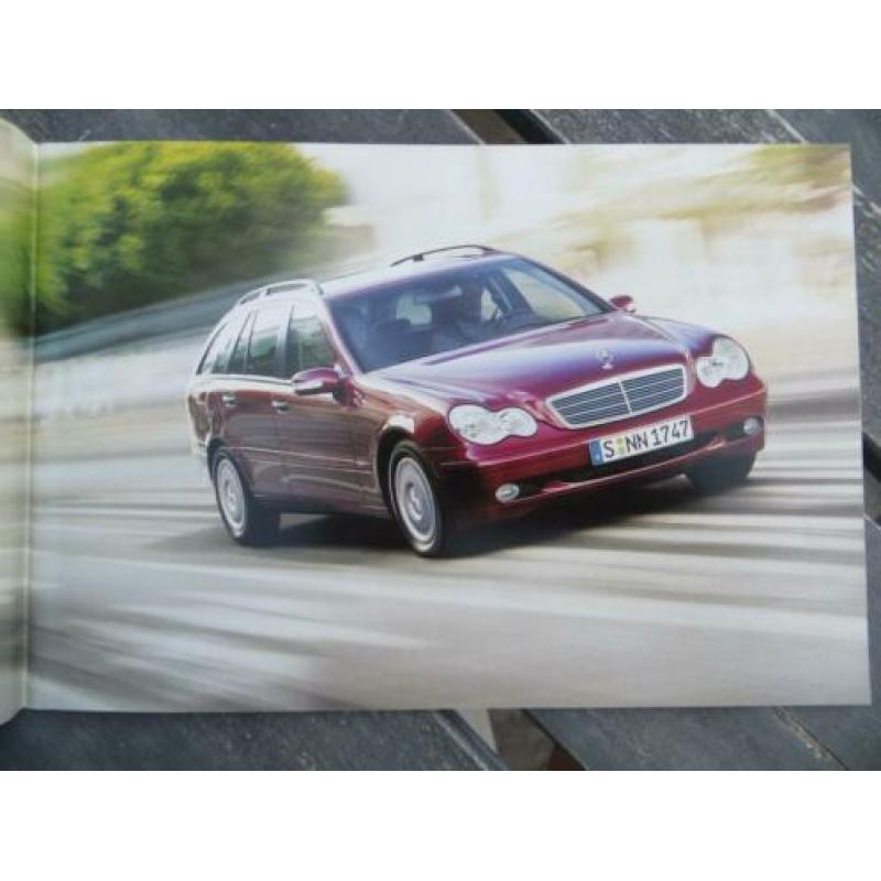 Folder Mercedes-Benz C-klasse combi W203 2001