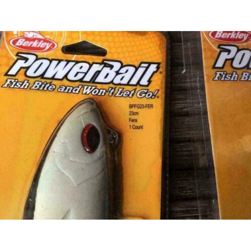 Laatste 6 stuks Powerbait flat giant nieuw