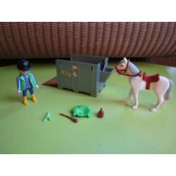 Playmobil 4316 paard paarden transport box