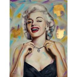 " Marilyn Monroe " Prachtig Oilschilderij van Eran Di Capri