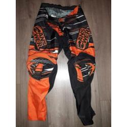 Motercross broek en shirt. Maat shirt xl broek maat 30