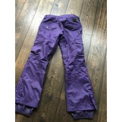 Paarse ski broek/ snowboard broek van Burton