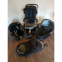 Quinny Buzz zwart grijs helemaal compleet set 3 in 1