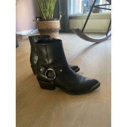 Leren enkellaarsjes | Western /cowboy | Costes | Maat 37