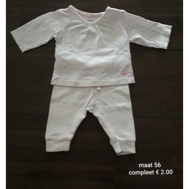 Babykleding meisje maat 56