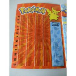 Vintage sticker album Pokemon, merlin collection