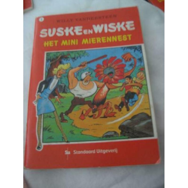 Suske en wiske mini strip boekjes.. 9 stuks