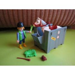 Playmobil 4316 paard paarden transport box