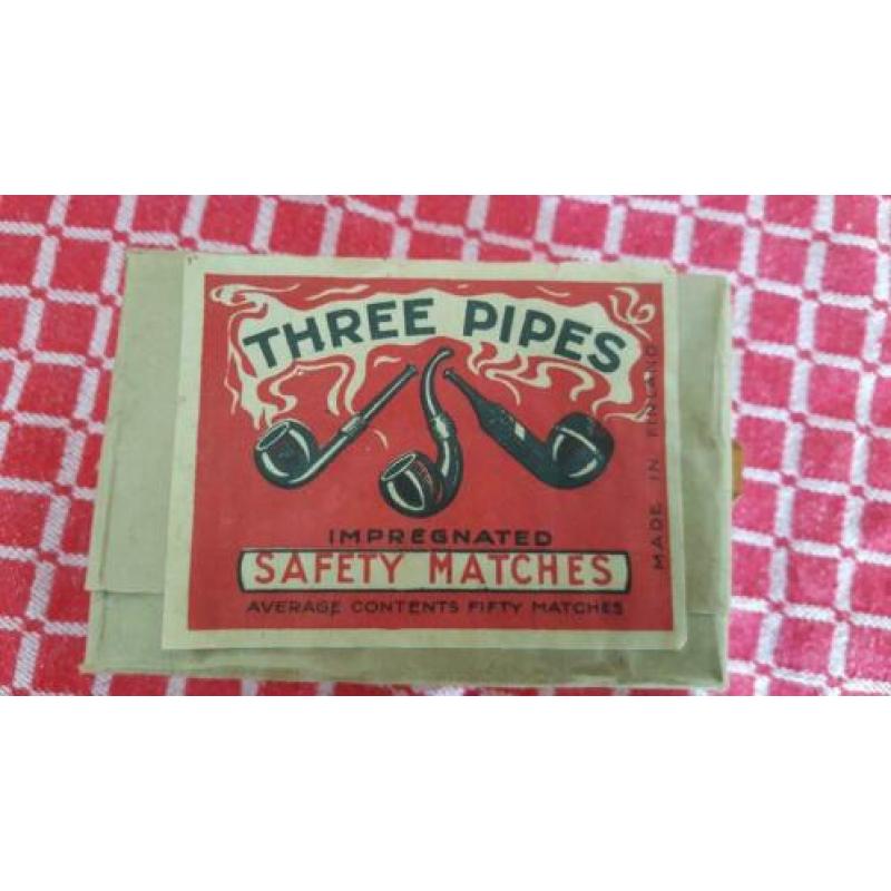 Threepipes safety matches