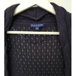 Blauwe biaggini vest 2xl (n791) als nieuw!