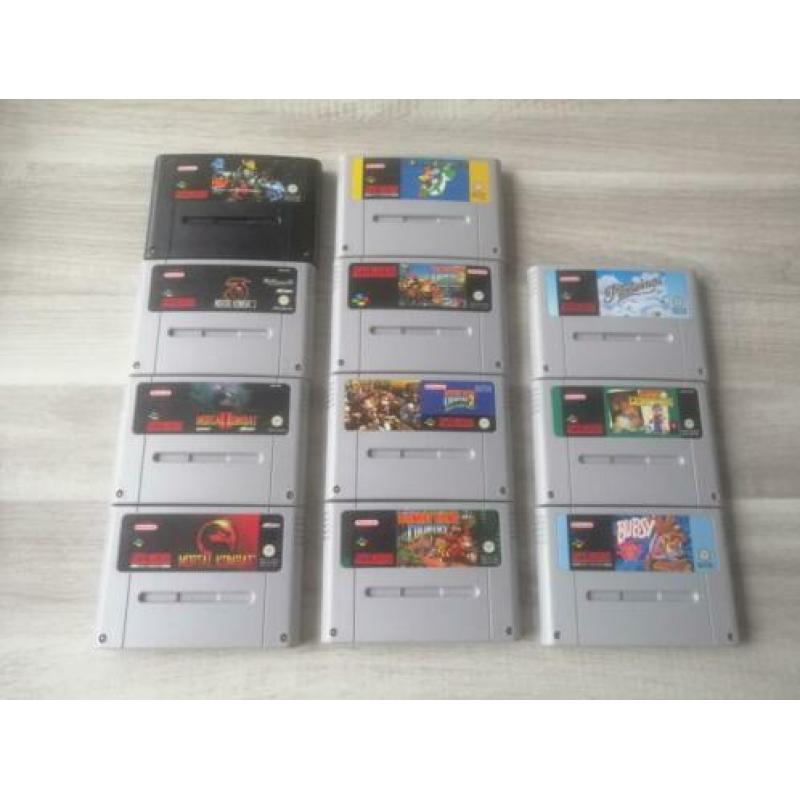 Super Nintendo met 11 top games