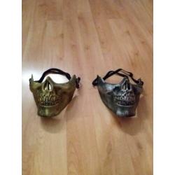 Masker zilver en goud