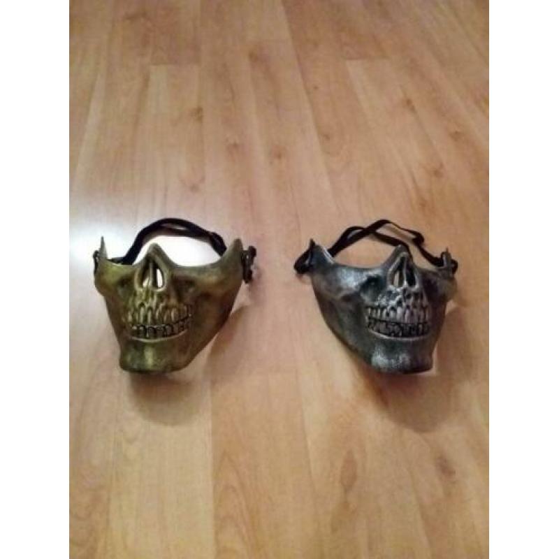 Masker zilver en goud