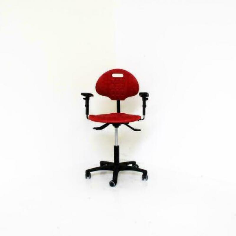 Bureaustoelen, Werkstoelen, Burostoelen, Nieuw, ROOD