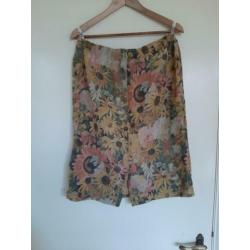 Bloemen rok vintage maat 40/38