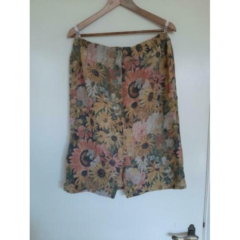 Bloemen rok vintage maat 40/38