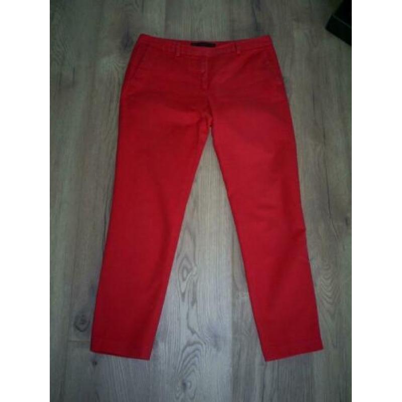 rode ZARA chinobroek maat 36