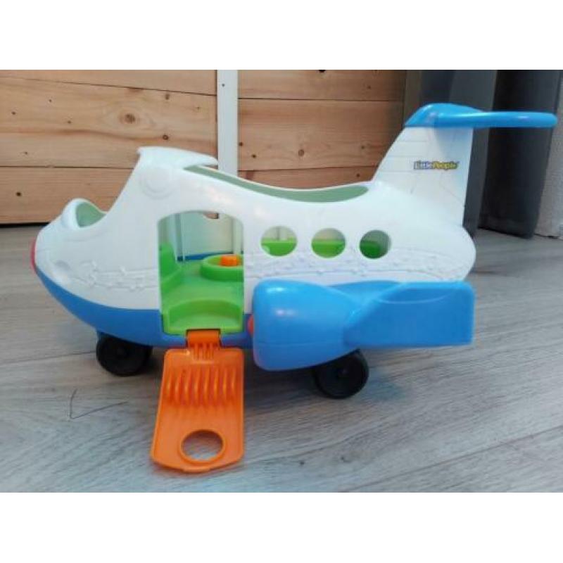 Fisher-Price schoolbus en vliegtuig van Little People