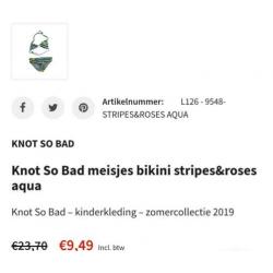 Bikini *Knot So Bad* ?Nieuw? 164