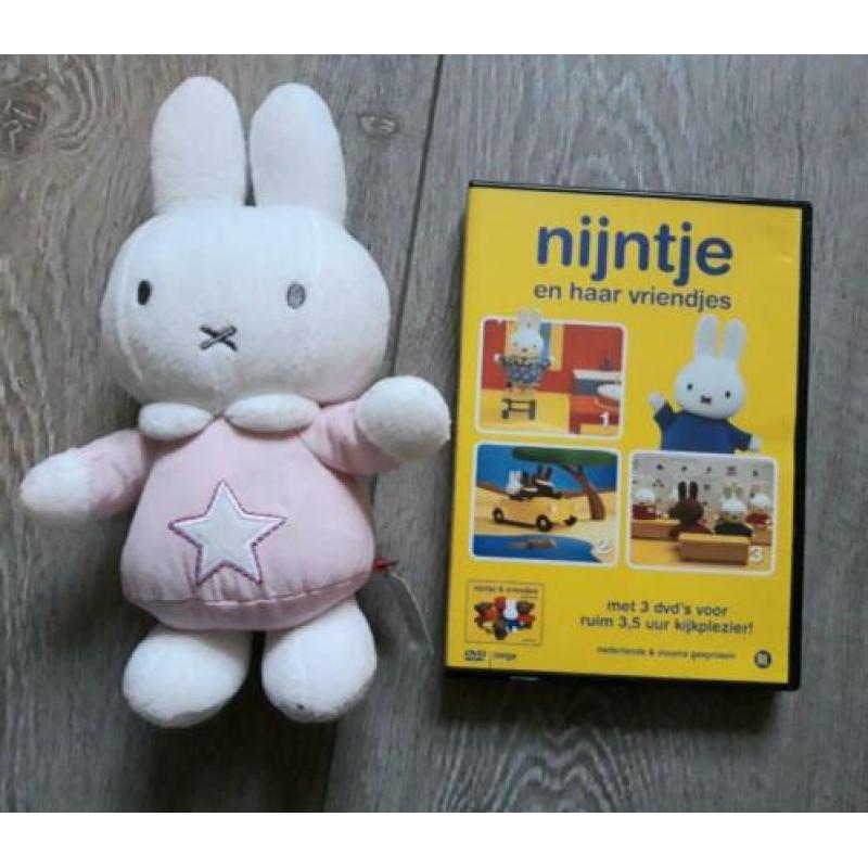 Nijntje set van Dvd box met knuffel