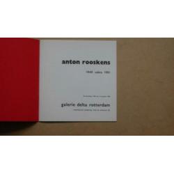 ANTON ROOSKENS ;gesigneerde litho/gesigneerd boek;zeldzaam