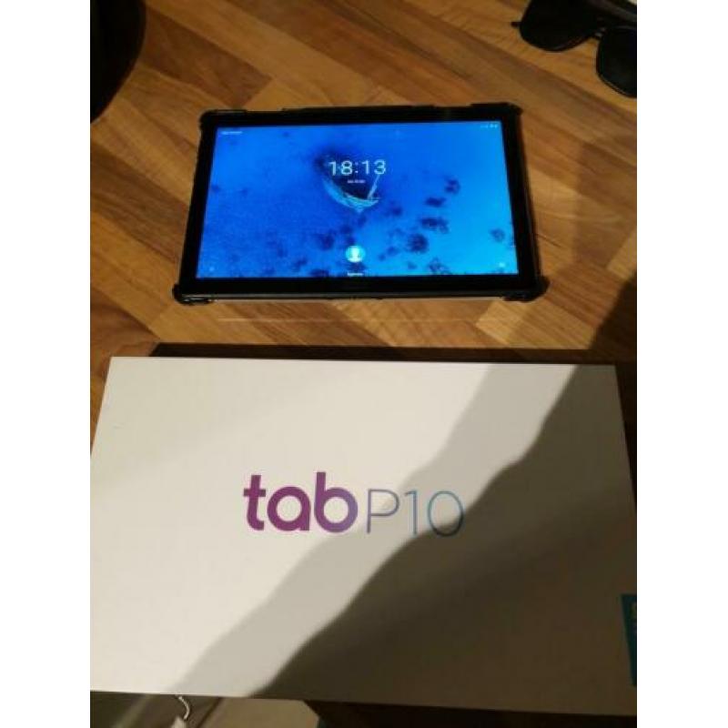 Lenovo Tab p10 met vele accesoires