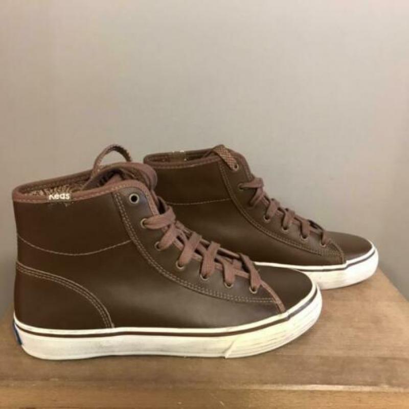 Keds dbl up hi dark Brown maat 38