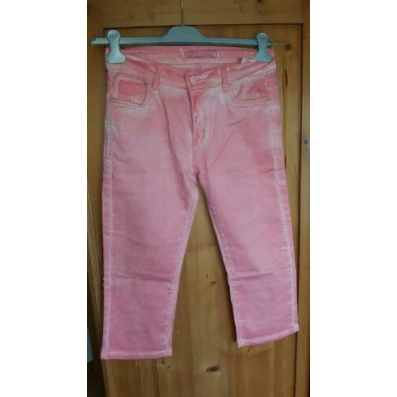 NORFY - roze/zalmkleurige 3/4broek; Mt 38 (S963)