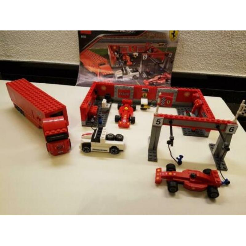 t.k. lego 8155 Ferrari racers met tankstop