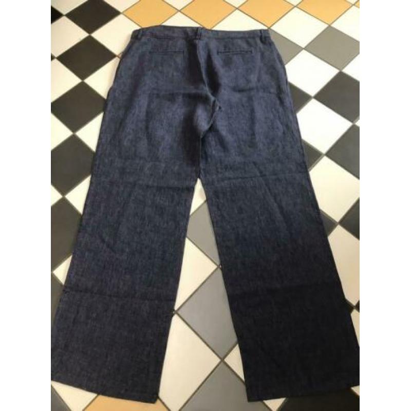 Brax linnen marina broek blauw xl 46