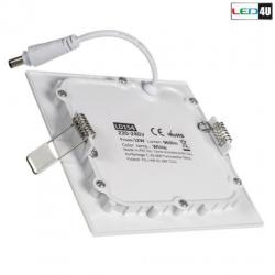 Panel LED verdekt plafond 12W Warm wit 2800-3200K LD154W