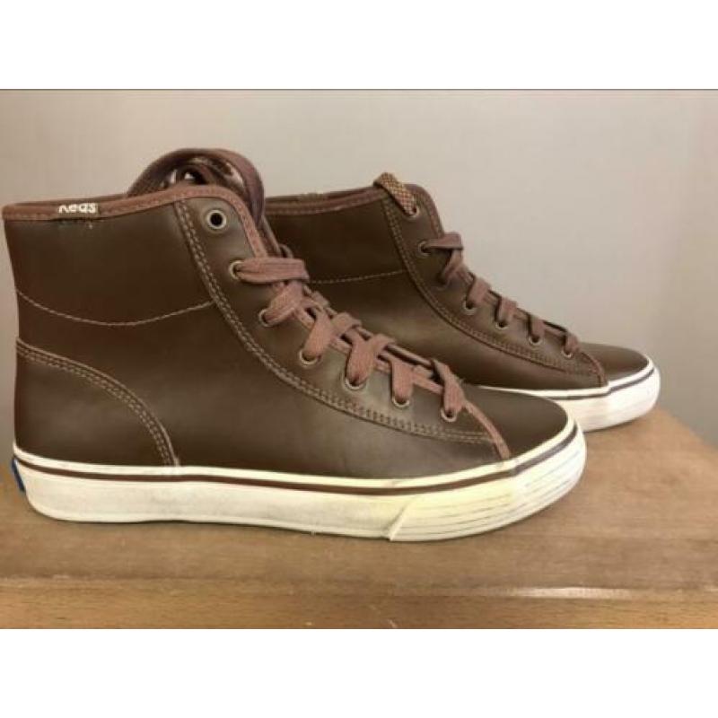 Keds dbl up hi dark Brown maat 38