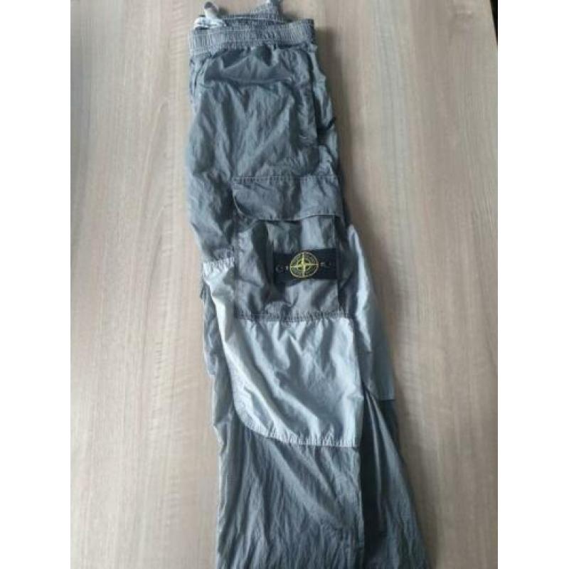 Stone Island Nylon Grey Pants