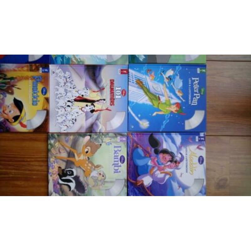 10 Disney boeken met luistercd's. Zo goed als nieuw