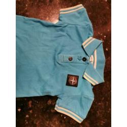 Baby polo maat 86 smurf blauw