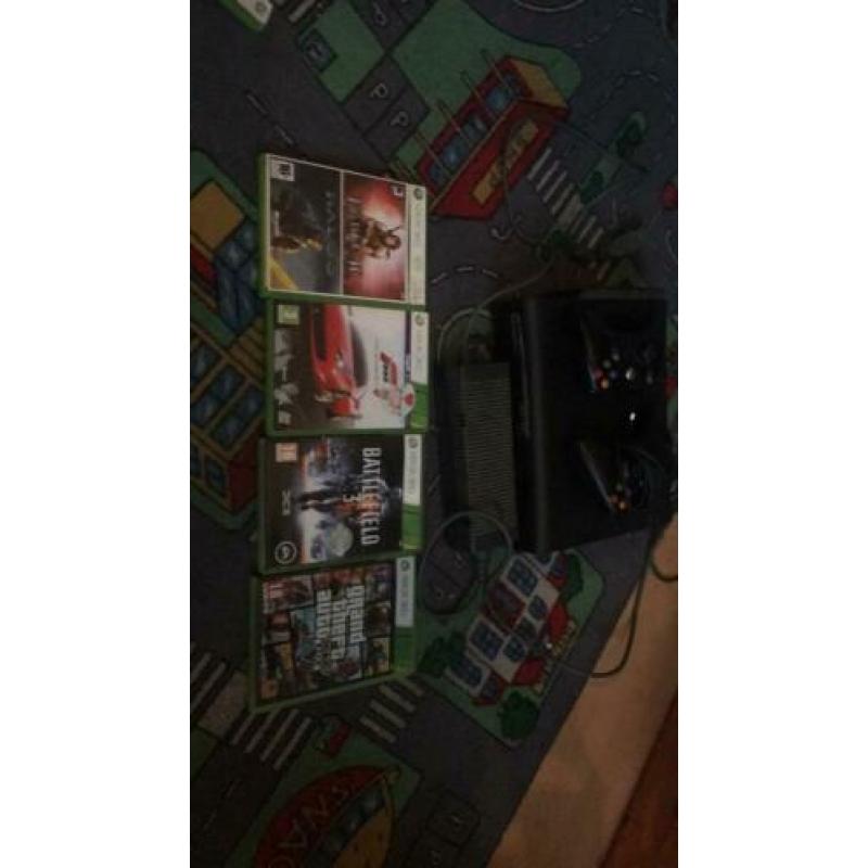 Xbox 360 zwart 120gb HDD