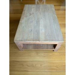 Teak houten salon tafel