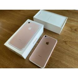 iPhone 7 128GB Rose Gold compleet + hoesje