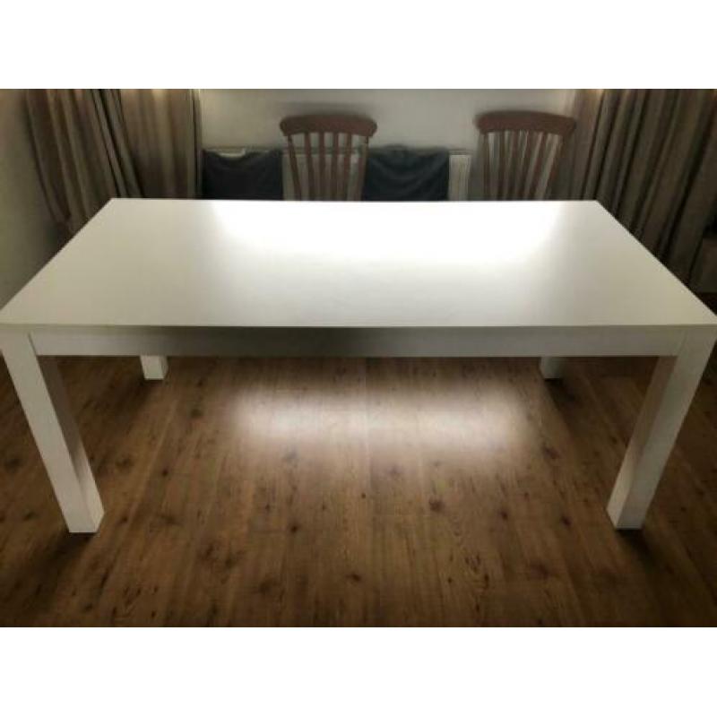 Eettafel wit 90x180 cm