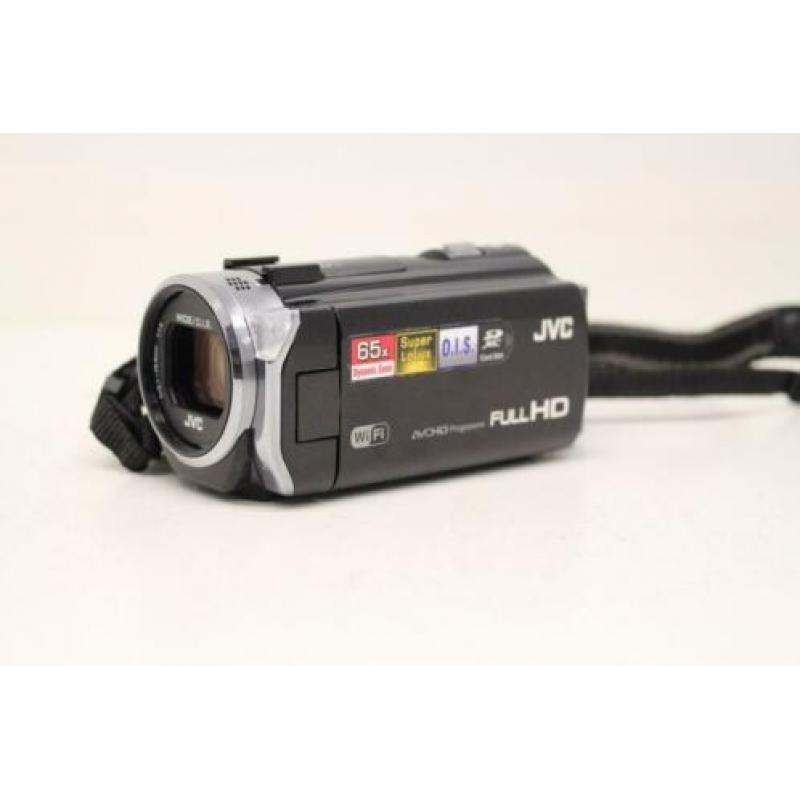 JVC HD Everio GZ-EX515 Full HD Wifi Camcorder met Hama Richt