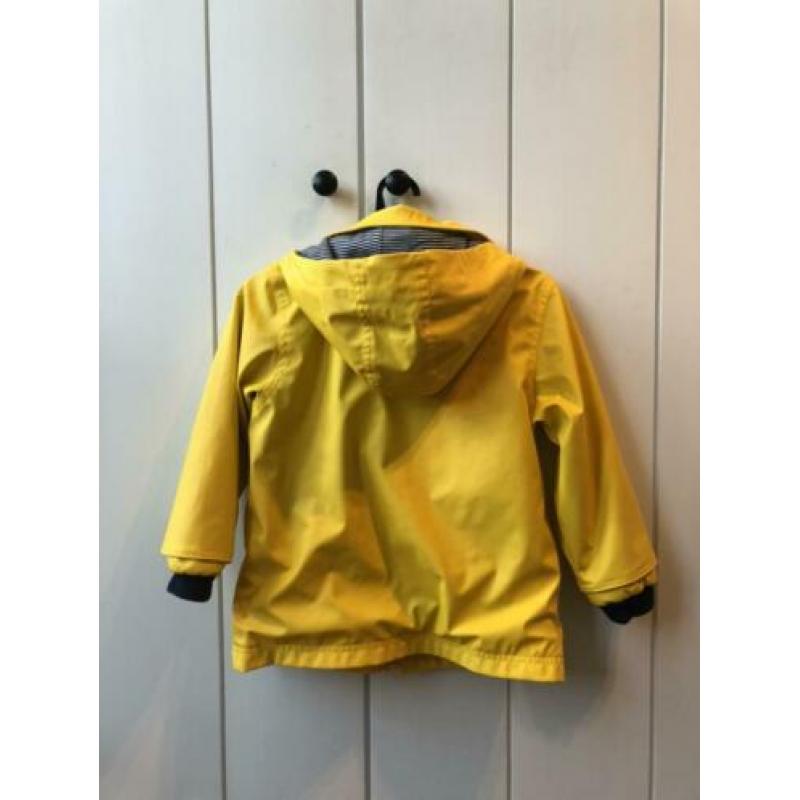 Petit Bateau oliejas / regenjas, maat 5 jaar / 108 cm Geel