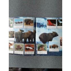 plaatjesboek Panini : animals of the world ( superstaat)