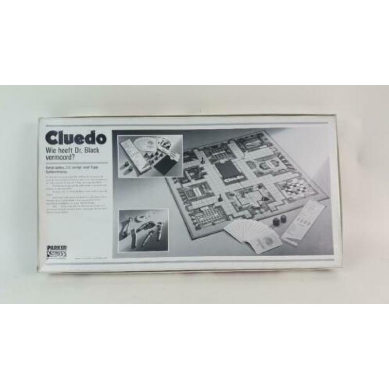 Cluedo, vintage bordspel Parker 1987, mooie staat. 8C3