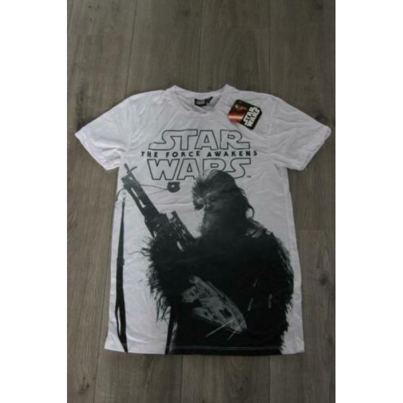 Wit heren shirt STAR WARS, maat XS, NIEUW! (IS)