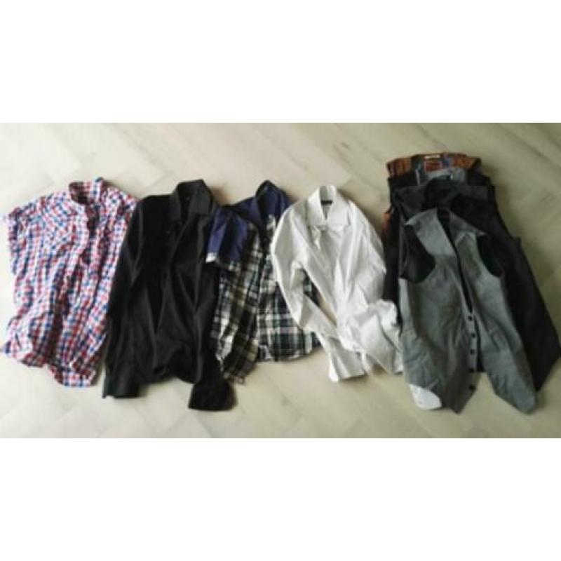 23 overhemden maat m (scotch & soda, jack & jones, chasin et